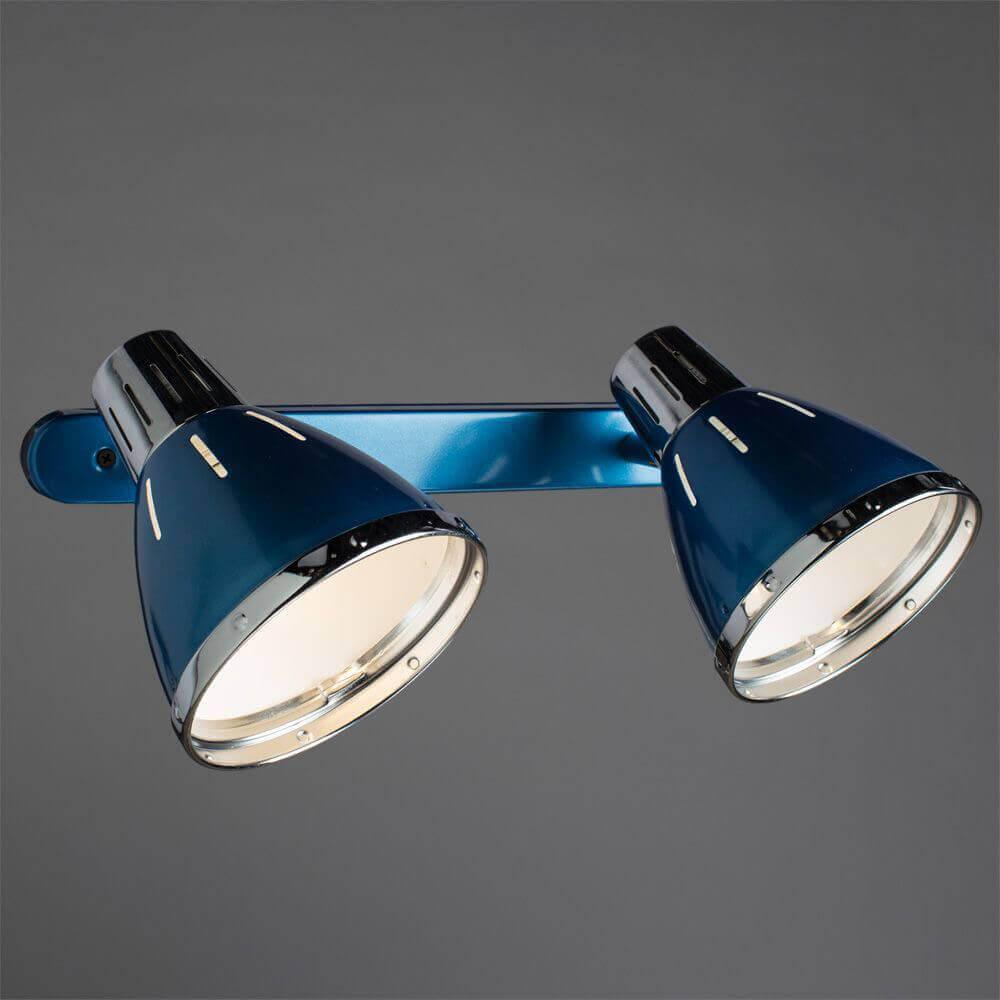 Спот настенный синий Arte Lamp 47 A2215AP-2BL ARTE LAMP 47 BLUE 00-3926282 Синий  - Вид №1