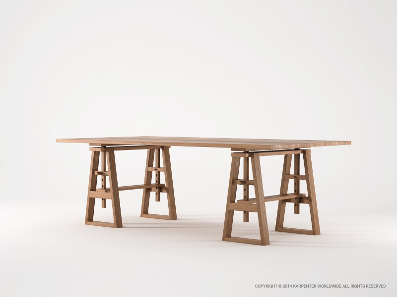 42_130 Обеденный стол Karpenter Trestle - Вид №1