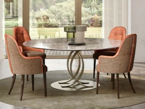 Barnini Oseo Круглый мраморный стол Richmond upon thames Rc169