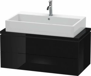 LC580804040 Тумбочка для компактной консоли L-Cube #LC5808 920 x 477 мм Черный глянцевый лак