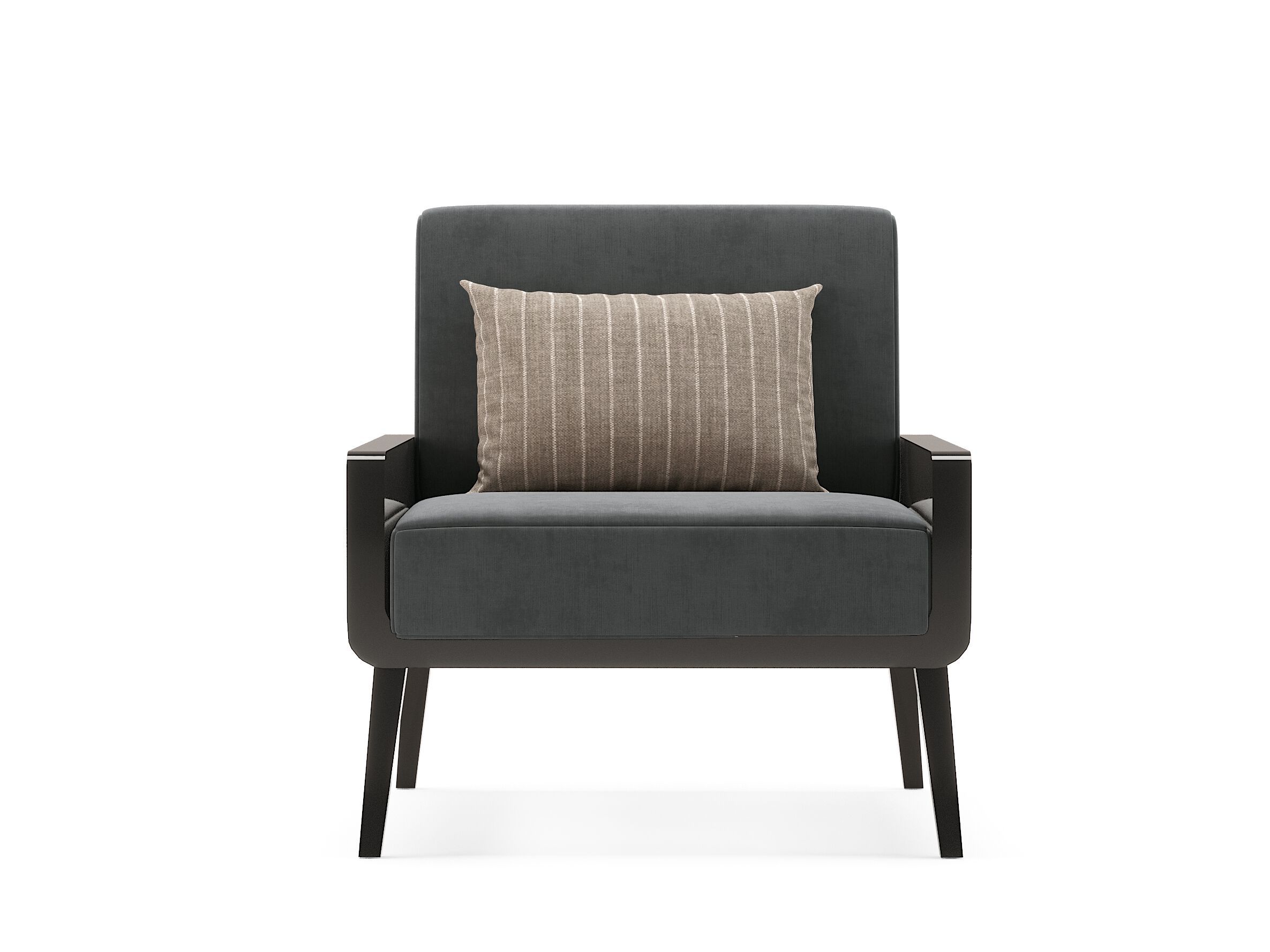 Тканевое кресло с подлокотниками PRADDY Miller ARCH-00108452 - Вид №1