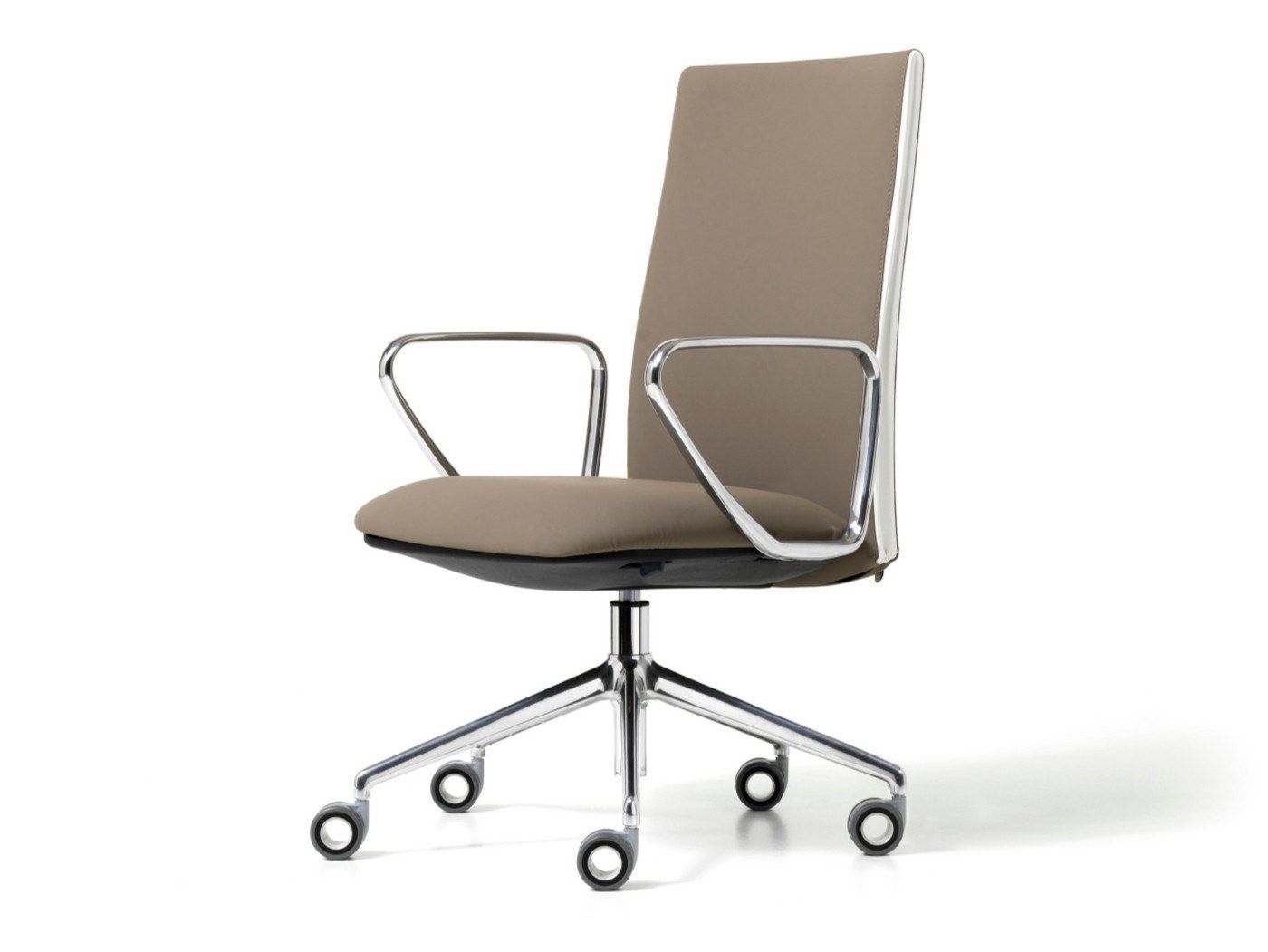 Тканевое регулируемое по высоте офисное кресло с колесами Diemme ARCH-00140867 - Вид №1