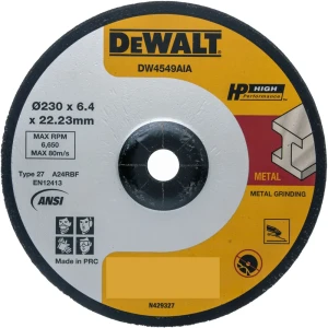Диск зачистной по металлу тип 27 Dewalt 230x22.2x6 мм 84844727 STLM-2054523