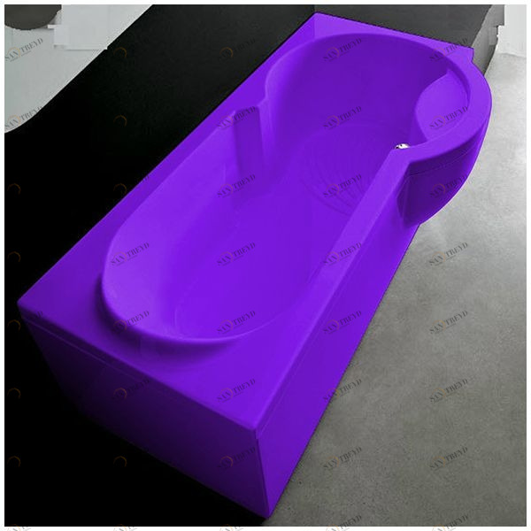 Ванна Gruppo treesse Simona V5671-DX-F фиолетовая прямоугольная правая VTLV5671DXF