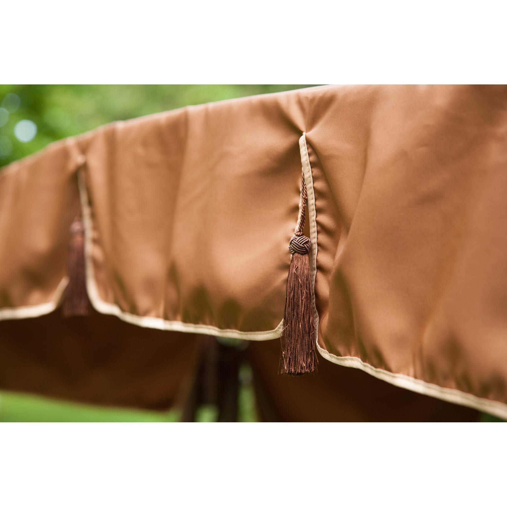 82492359 Качели садовые Элит 3-х местные (до 280 кг) темно-коричневый/ бежевый Santreyd  - Вид №5