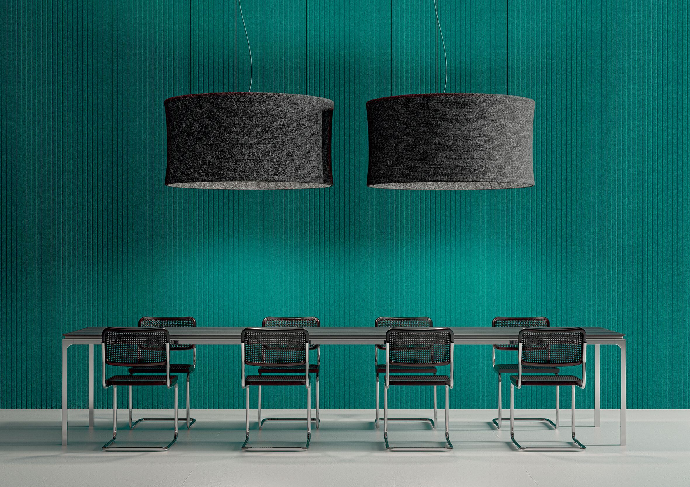 Акустическая ткань подвесной светильник Caimi Brevetti MILANO ARCH-00112273 - Вид №6