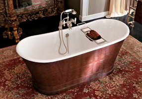 Gentry Home Новая Канада Cast iron bathtub Бронза GH102063  - Вид №1
