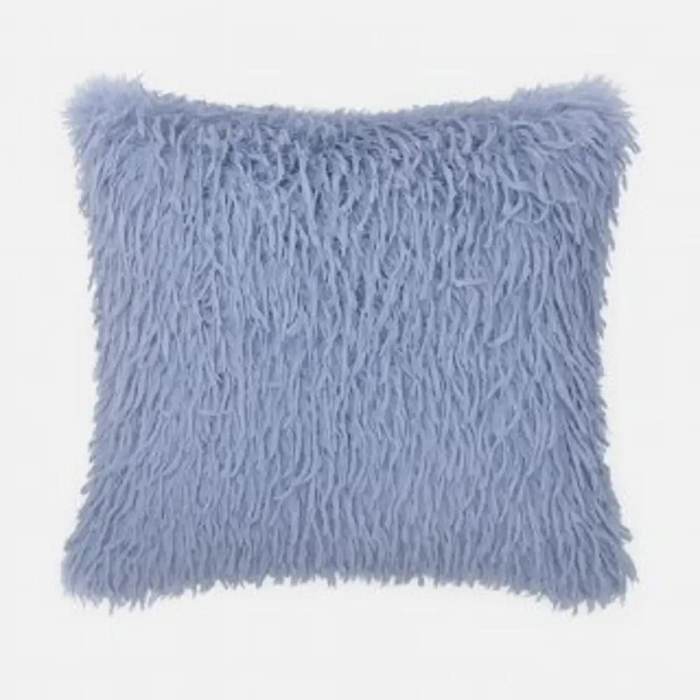 Декоративная подушка LINEN WAY 'Перья' 45×45 см, серо-голубой 89401842 STLM-1567186