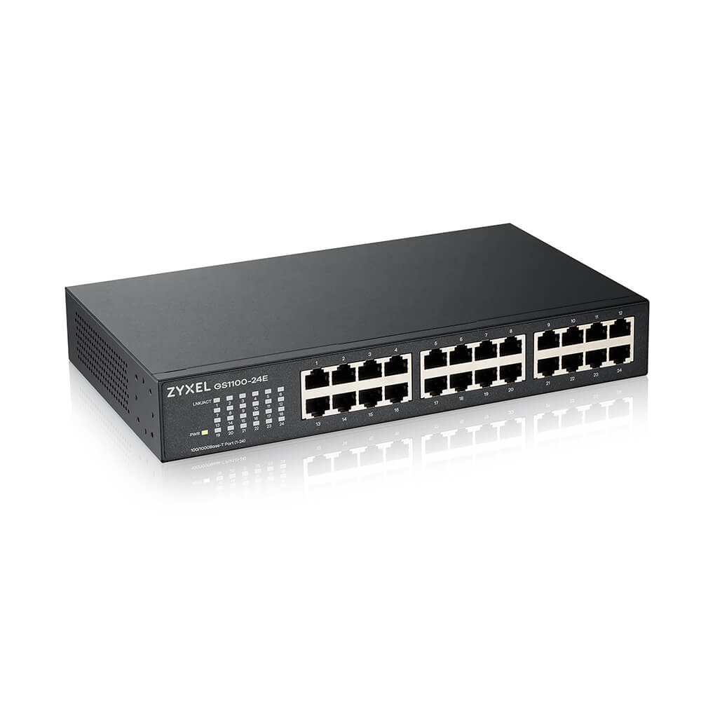 GS1100-24E-EU0101F gs1100-24e 24 port gigabit unmanaged switch ZyXEL Santreyd  - Вид №1