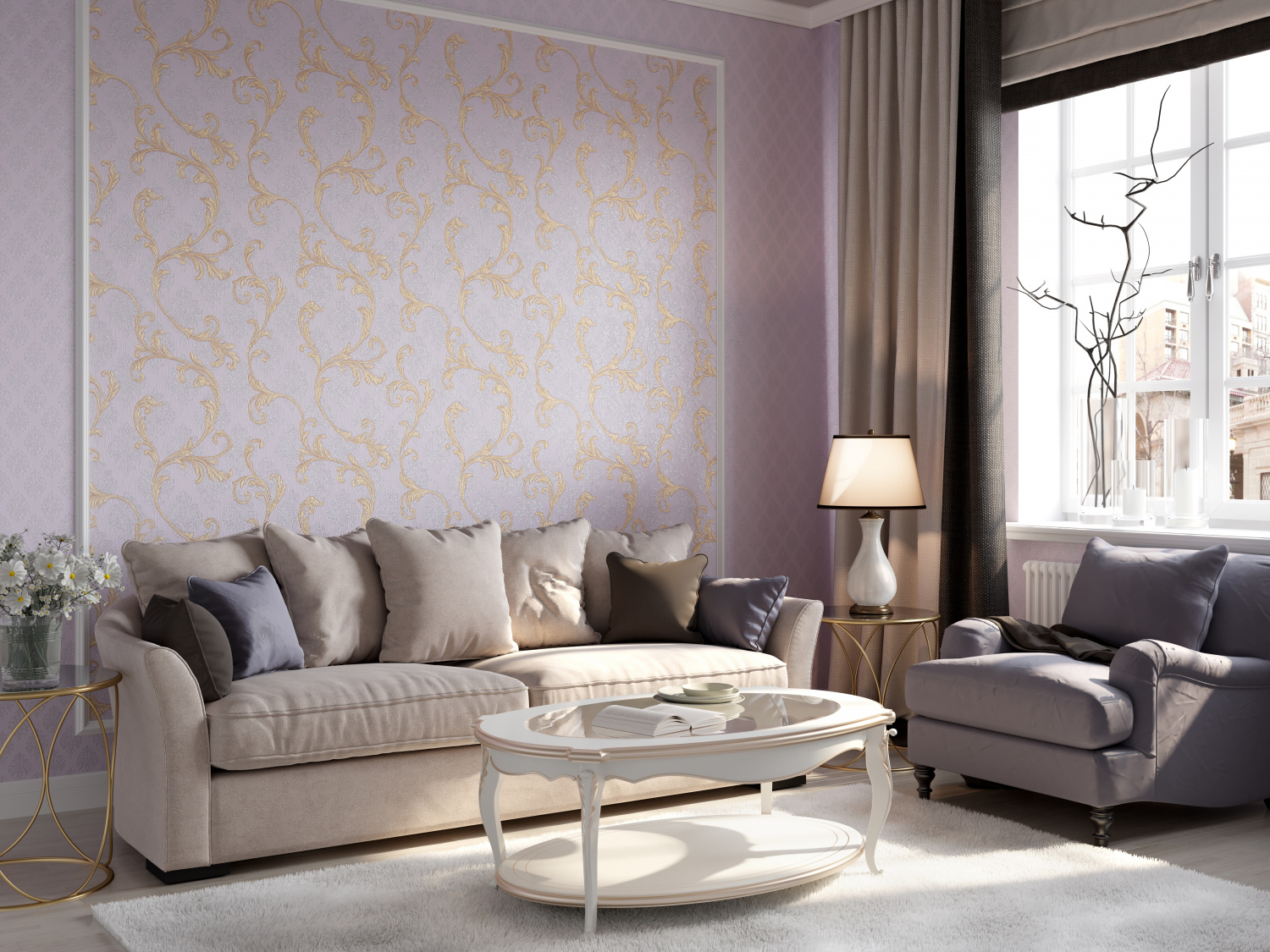 Рулон обоев основа Флизелиновая HC71445-22 Home Color Мин. заказ 8 рулонов HC7144522 - Вид №6