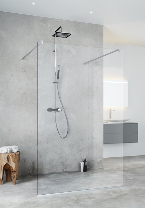 1450333 Igloo Pro Screen Wall Прозрачное Стекло 100 Hafa Прозрачный 