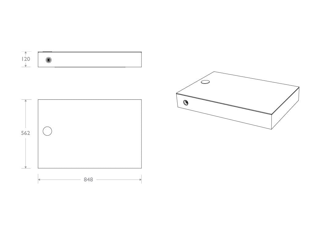 Скамья с USB-разъемом и беспроводной зарядкой EUROCOMITALIA VIVA ARCH-00107164 - Вид №6