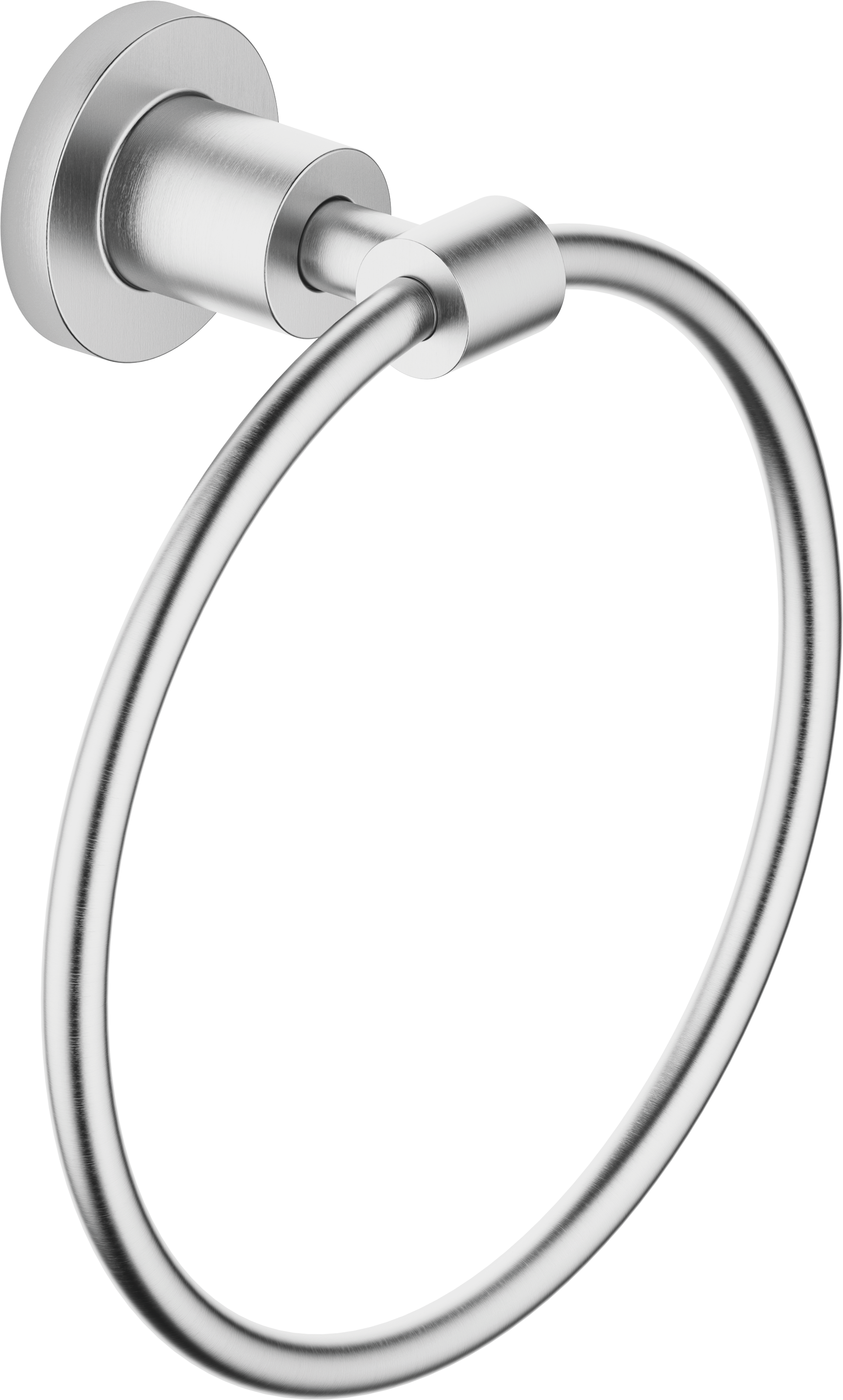 ТАРА Кольцо для полотенца круглое - Матовый хром