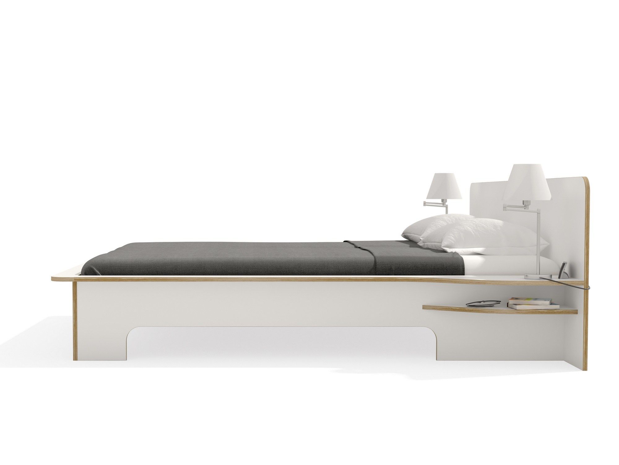 Двуспальная кровать из фанеры Müller Small Living самолет ARCH-00138117 - Вид №9