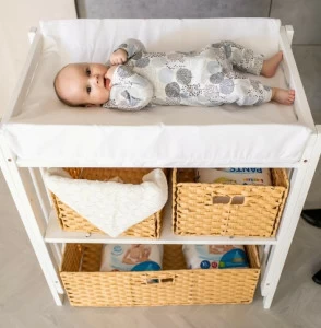 Пеленальный столик белый 2 в 1 ComfortBaby COMFORTBABY  00-3948462 Белый