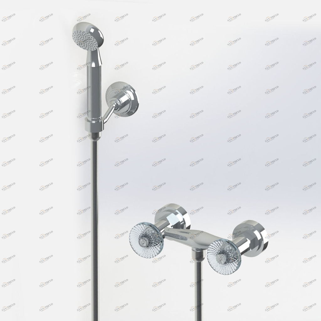 C45-2201 C45-2201 Смеситель для душа настенный КРЫЛО ЛЕБЕДЯ Cristal & Bronze CYGNE AILÉ Cygne Aile