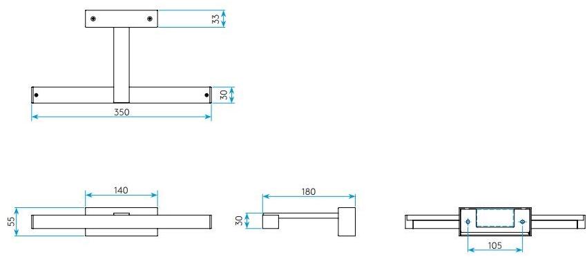 Astro Lighting Настенный светильник из алюминия sun-id-1404155 - Вид №5