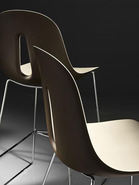 CHAIRS & MORE Стул с основанием из полиуретана с подставкой для ног Gotham sun-id-1357868 - Вид №11