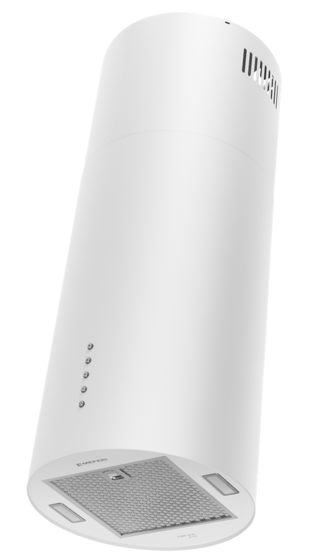 9202545 Вытяжка островная Meferi TUBE35WH ISLA ULTRA белый STDN-0002956 - Вид №4
