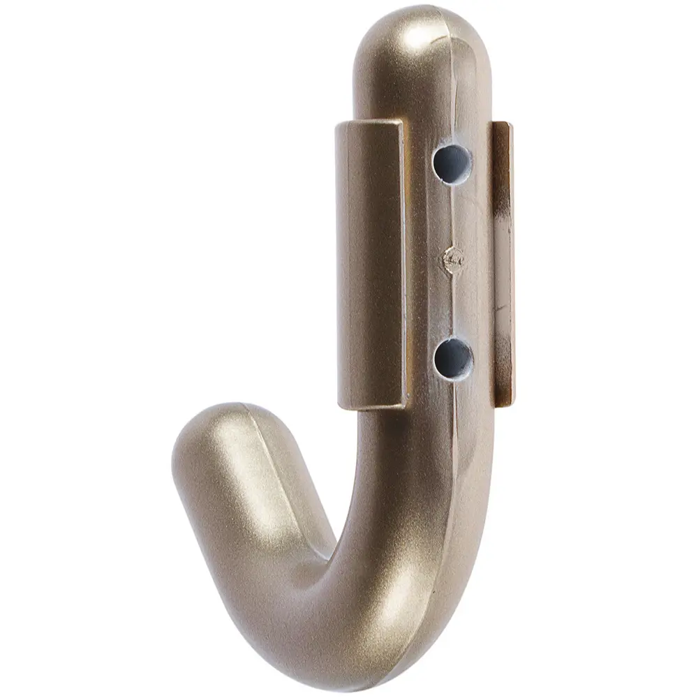 Крючок малый Elikor 112/113 пластик цвет матовое золото STLM-2207810 - Вид №1