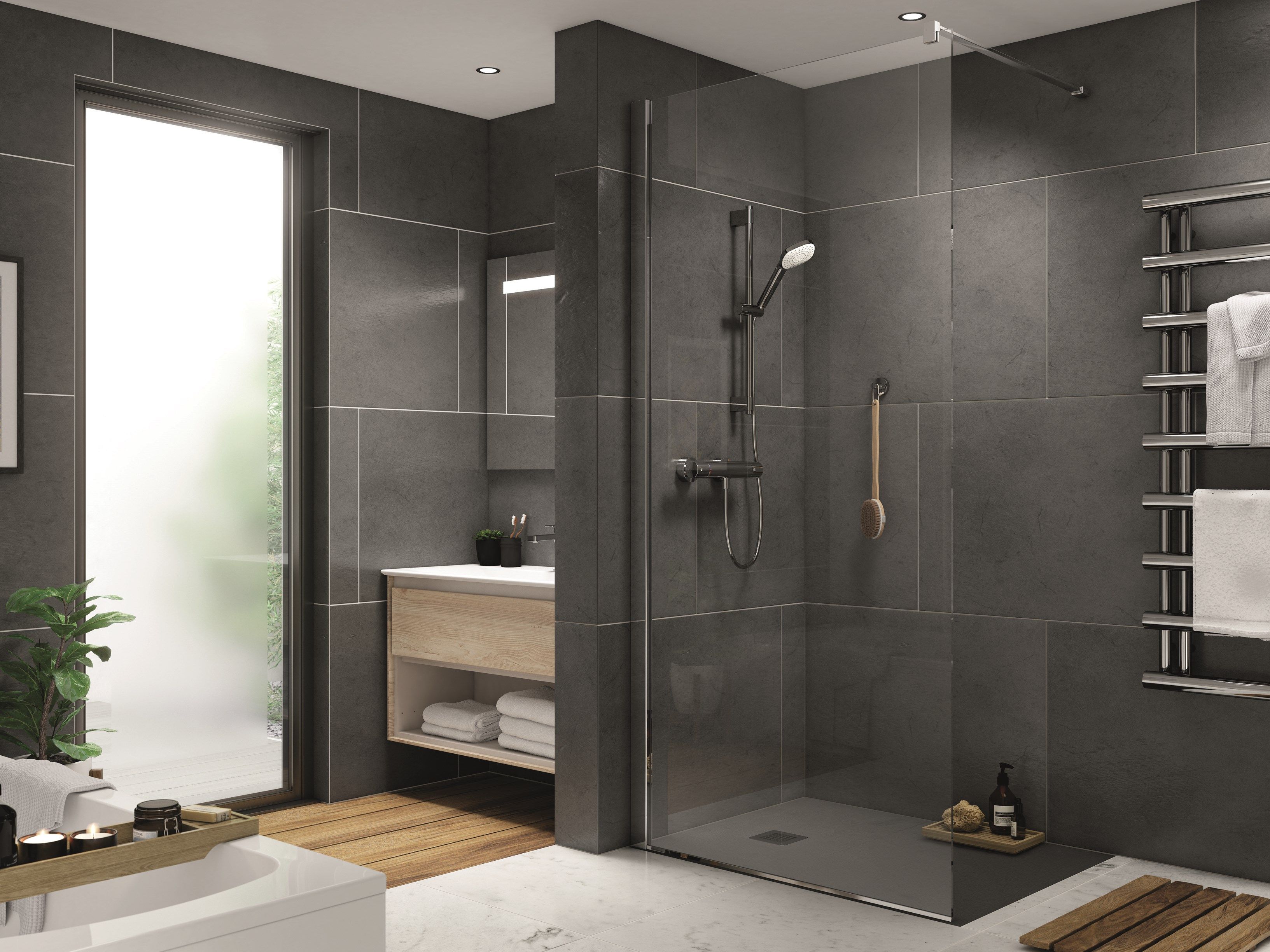 Ручной душ с 3 струями с гибким Ideal Standard IDEALRAIN ARCH-00102386 - Вид №4