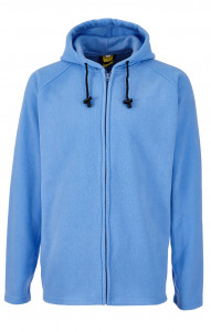 61321 Толстовка флисовая с капюшоном голубая  Одежда для промоакций  размер 56-58/182-188