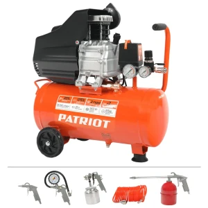 90170672 Компрессор поршневой масляный Patriot EURO 50-260K, 50 л, 260 л/мин STLM-1430760