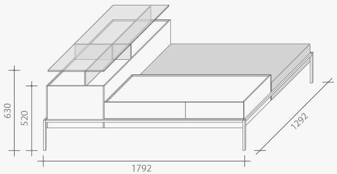 Lema Модульная скамья-контейнер из кожи sun-id-1370341 - Вид №5