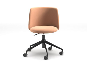 Тканевый стул с регулируемой высотой с колесами