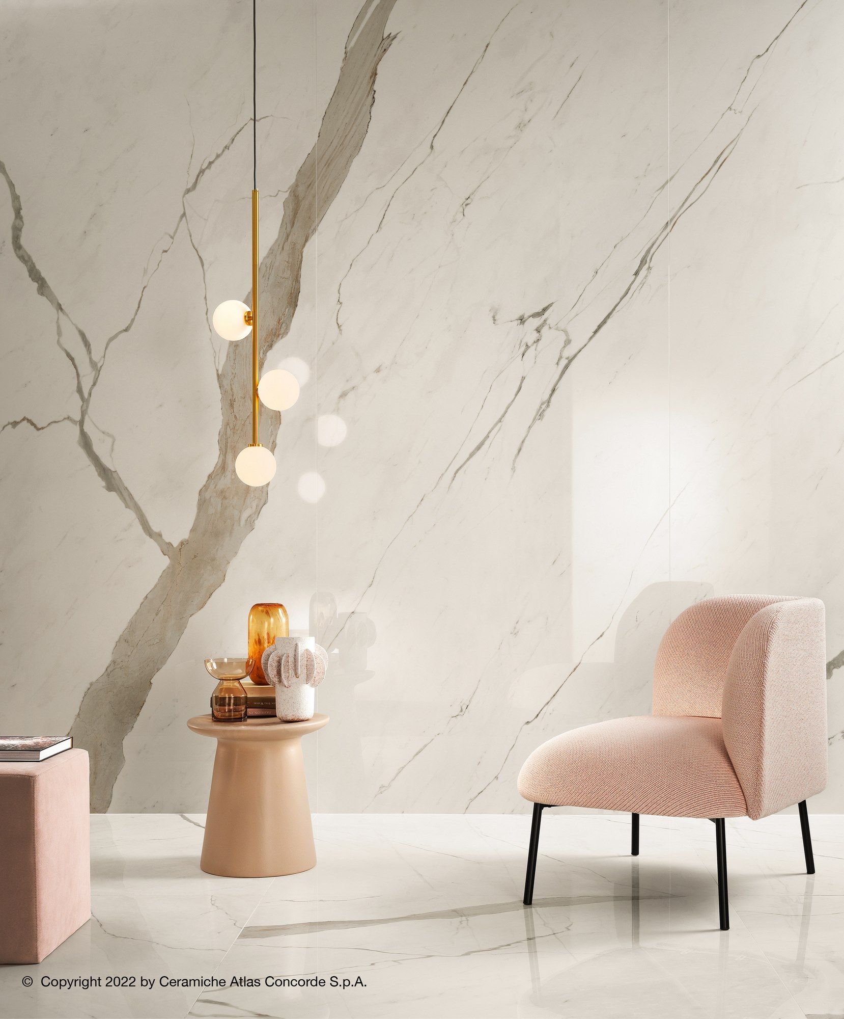 Пол / керамогранит с мраморным эффектом Atlas Concorde Marvel X ARCH-00046057 - Вид №30