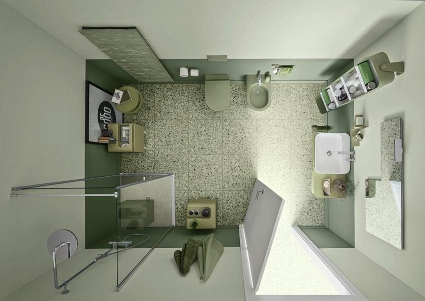 ARBLU Колонна для ванной с зеркалом Tulip sun-id-1441964 - Вид №3