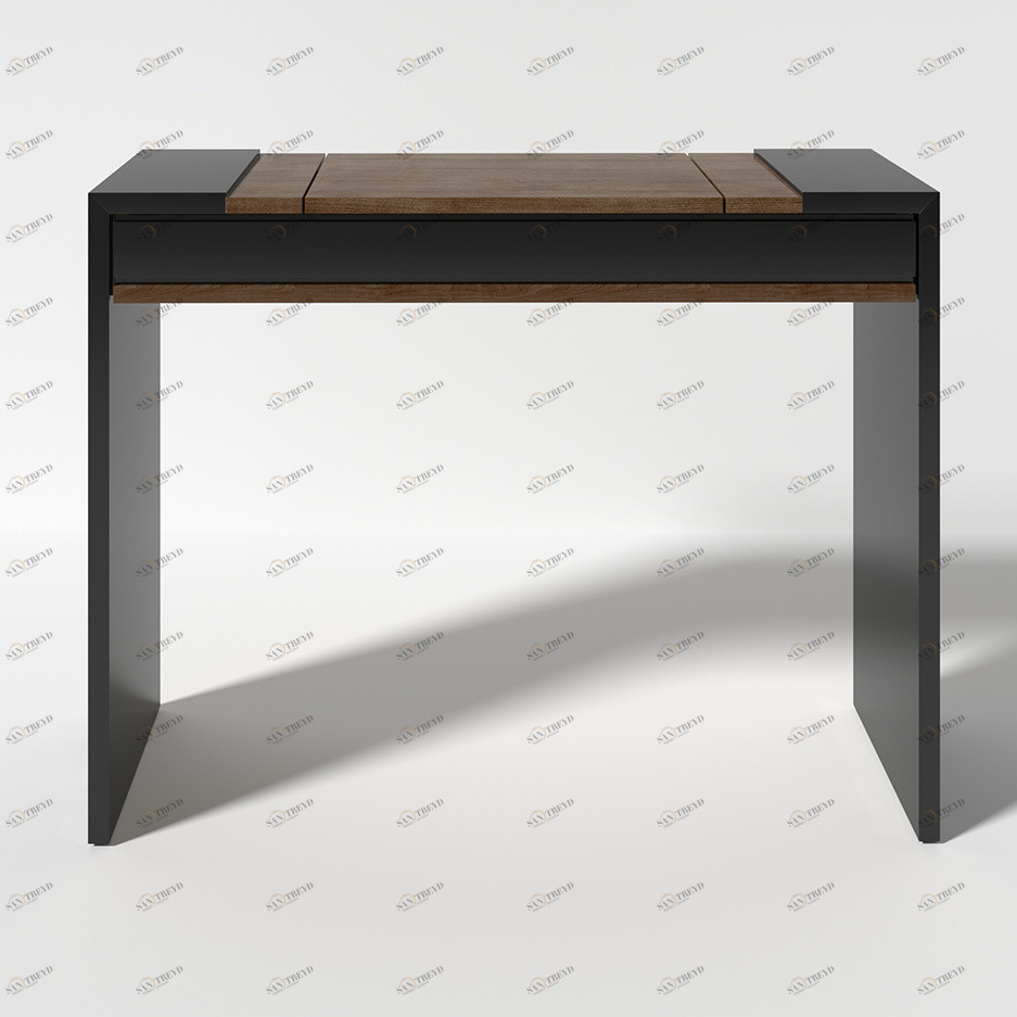 Туалетный столик с откидным зеркалом 100х76 см черный Must BRAGIN DESIGN  00-3879373 Черный 