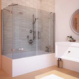 Шторка на ванну 90-100x120-130 GV-105 GUTEWETTER LUX PART