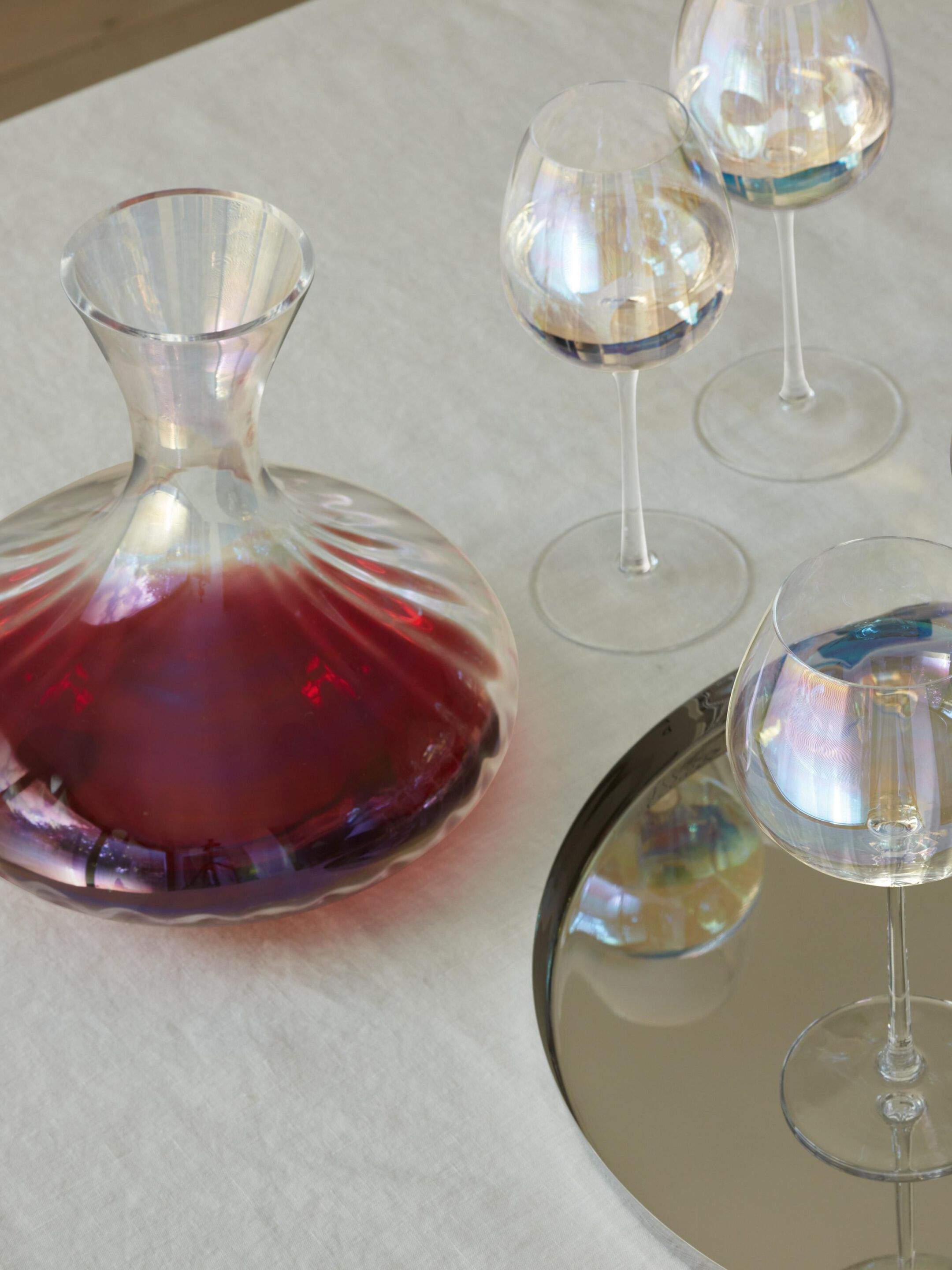 Набор бокалов для вина из дутого стекла - 325 мл LSA Pearl ARCH-00075006 - Вид №3