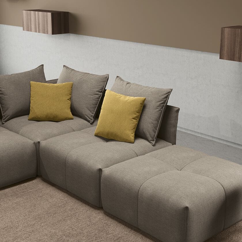 Модульный тканевый диван Febal Casa подпись ARCH-00035877 - Вид №6