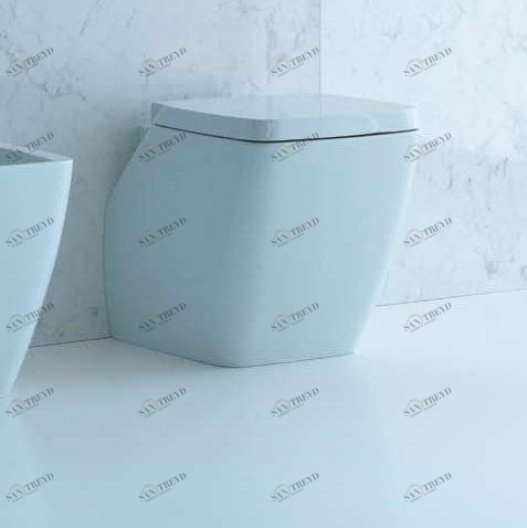 8082 Приставной унитаз напольный Белый  ATMOSFERE Италия Santreyd