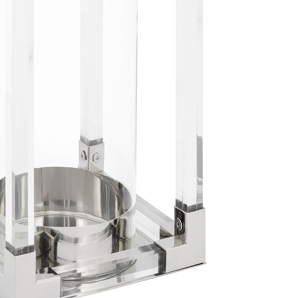 300198-02 ABHIKA ФОНАРЬ LUCY BIG SILVER  - Вид №1