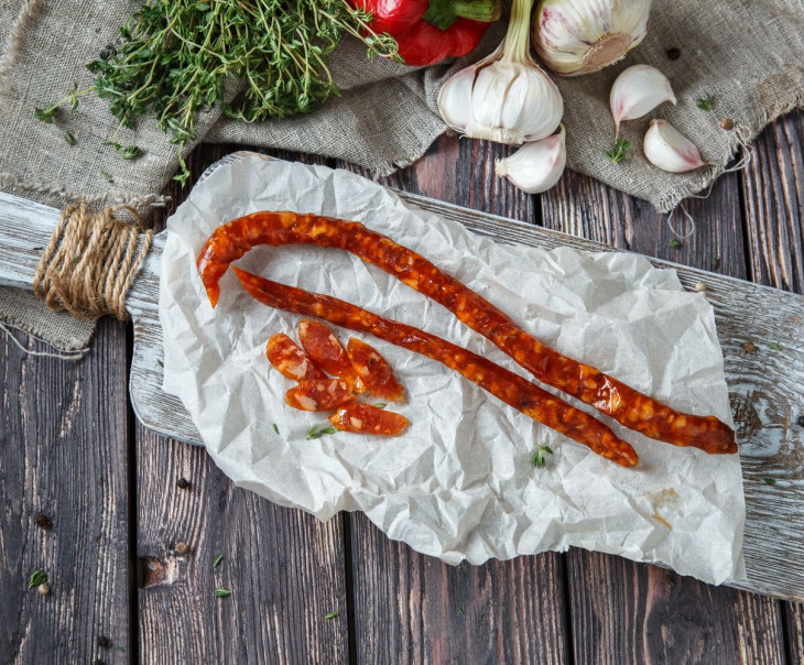 4737 Колбаса сырокопченая "Чоризо" Вкусляндия  - Вид №2