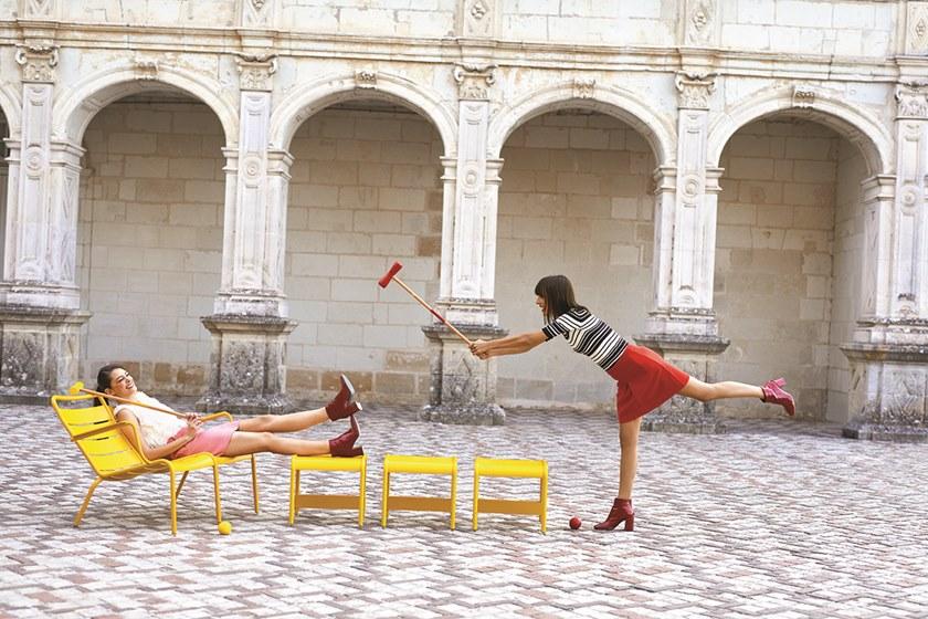 Fermob Квадратный алюминиевый садовый столик Luxembourg 4160 - Вид №7