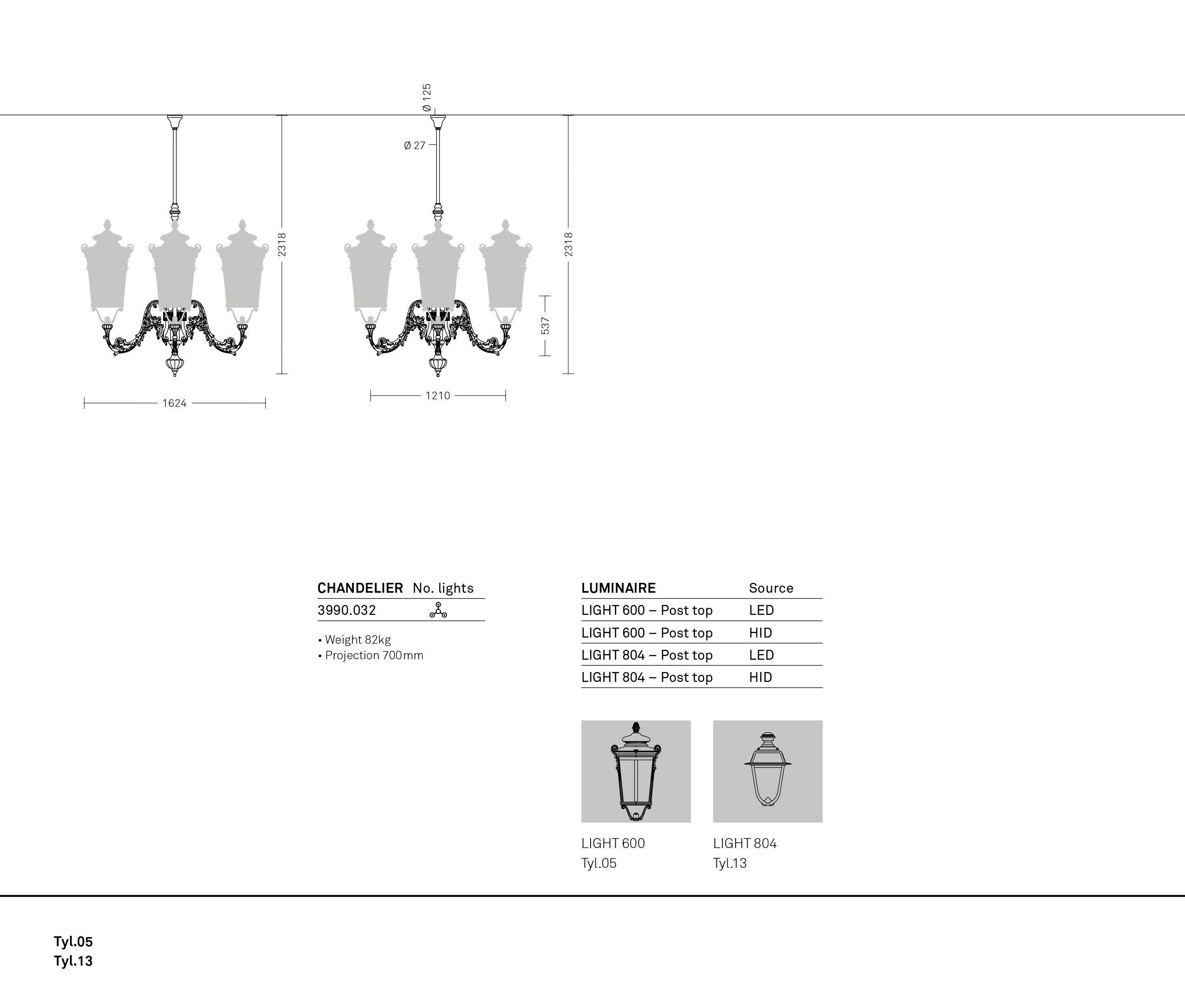 Открытый галогенный подвесной светильник Neri Tyl ARCH-00150309 - Вид №13