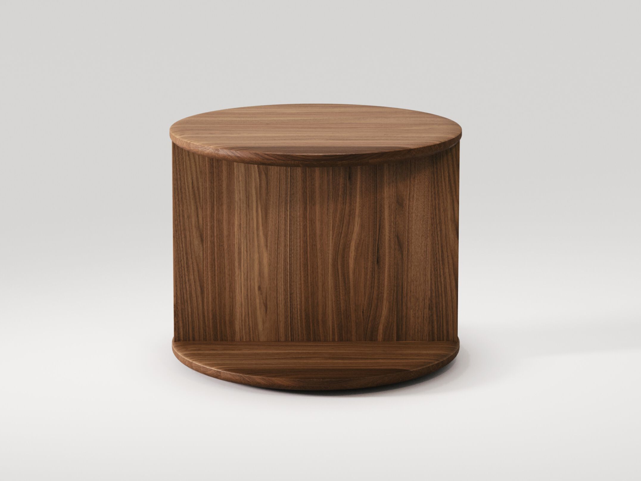 Журнальный столик / тумбочка из грецкого ореха Wewood DUPLEX ARCH-00094550 - Вид №1