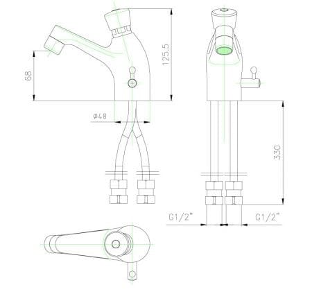 Временный кран для общественных туалетов Thermomat Metrotap ARCH-00064270 - Вид №2
