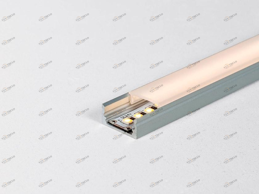 HER Линейный световой профиль из алюминия для светодиодных модулей  Pf005 
