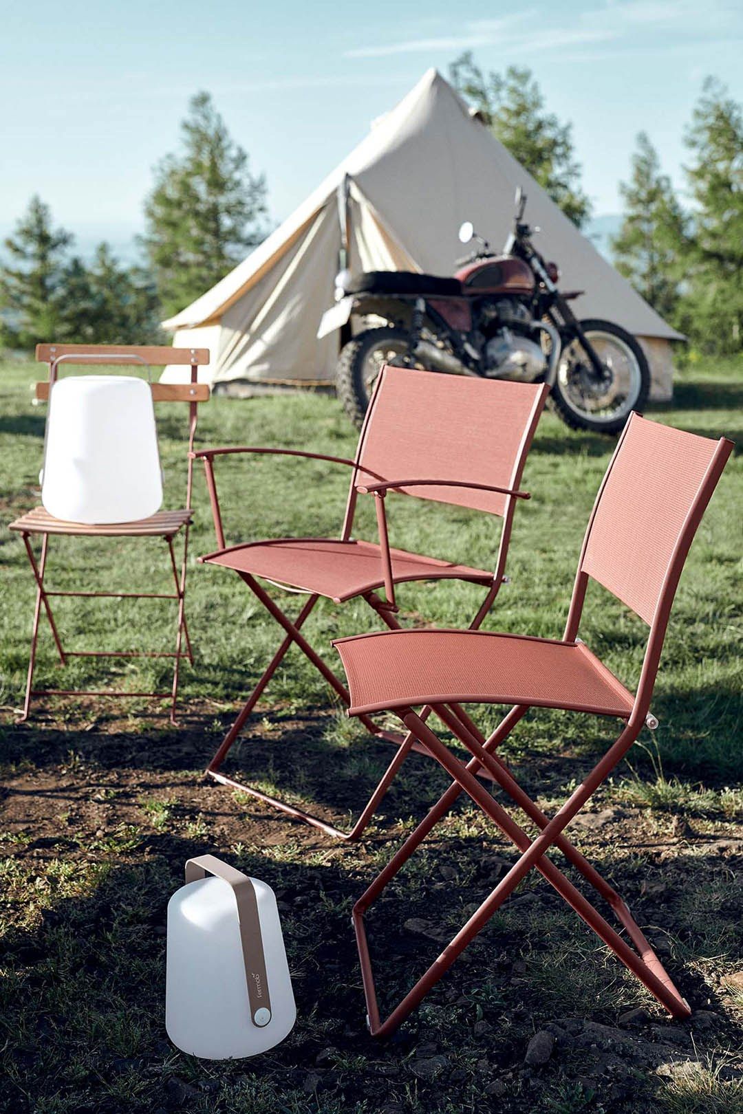 Стальной складной садовый стул Fermob PLEIN AIR ARCH-00023816 - Вид №2