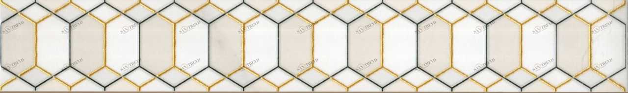 Керамическая плитка BIANCO 265701 6х40 см PiezaROSA 