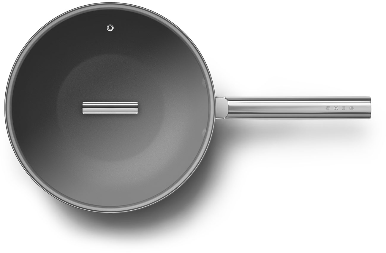 CKFW3001RDM Посуда / сковорода wok 30 см, красная SMEG  - Вид №9