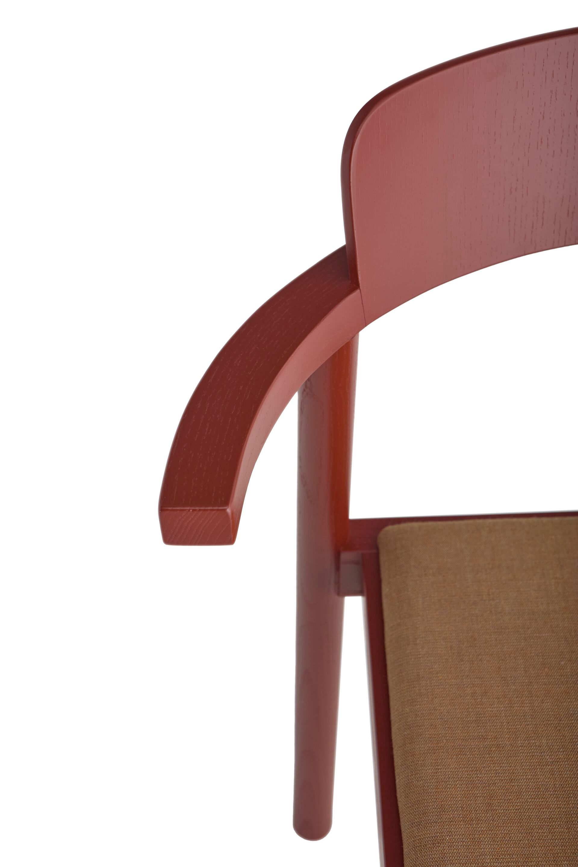 Мягкий стул из ясеня с подлокотниками Zilio A&C аромат ARCH-00101836 - Вид №5