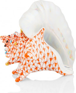 10623452 Herend Фигурка 8см "Морская раковина" Фарфор