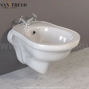 102601 Биде подвесное RETRO Kerasan