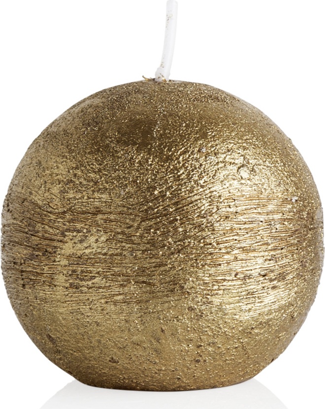 10643031 Luz your senses Свеча-шар Luz Your Senses 6см (золотистая) Парафин 